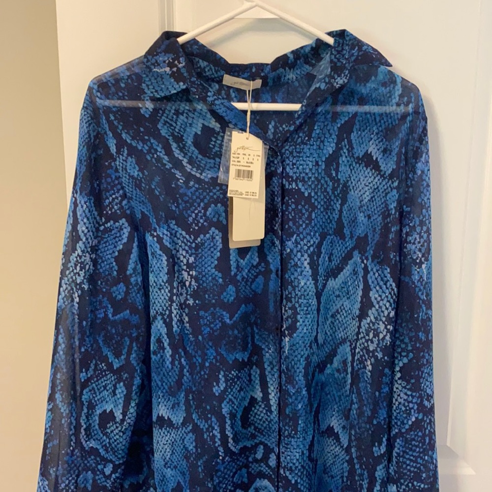 Gottex Kalahari High Low Blouse/Cover Up